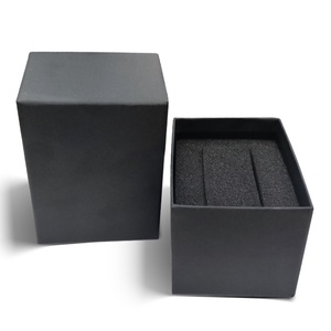 2025 Customizable Logo OEM <b>Black</b> Rectangle Paper Watch Packaging <b>Box</b> with Recycled Materials Original <b>Gift</b> <b>Box</b> - Product Image 5