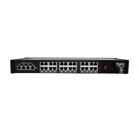 Convertisseur Série Industriel 24 Ports, Passerelle TCP UDP MQTT HTTP, RS232 RS422 RS485, Fonction Commutateur Modbus, Téléchargement de Données