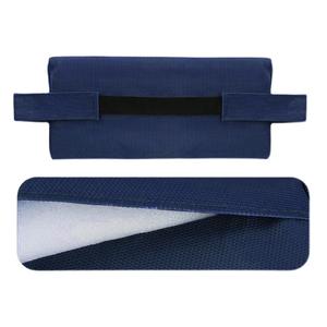 Poltrona in vimini pieghevole blu Navy con cuscino in spugna per pause pranzo all'aperto - Product Image 4