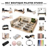 Kit de ressorts allemands avancés pour Reformer Pilates en bois, vente en gros pour usage professionnel en studio, pour la reconstruction posturale