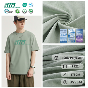 Tissu tricoté 100 % polyester anti-bactérien, anti-odeur, anti-UV, vente en gros d'usine, pour vêtements de sport d'extérieur et vêtements de protection solaire - Product Image 1