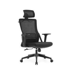 Silla giratoria ergonómica con respaldo alto Diseño moderno de elevación con función giratoria Asiento de espuma moldeada y asiento de malla - Product Image 2