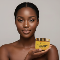Lotion corporelle éclaircissante anti-âge au curcuma et à la vitamine E, beurre exfoliant et huile nettoyante, vente en gros
