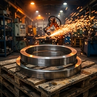 Maßgefertigte Nahtlose Edelstahl-Schmiederinge, Ringförmige Schmiedelösungen für Getriebeausrüstung, OEM CNC-Präzisionsbearbeitung