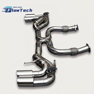 Système d'échappement haute performance pour Chevrolet Corvette C8, tuyau droit, silencieux catback en acier inoxydable avec système Valvetronic - Product Image 3