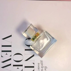 Wholesale 30ml 50ml Clear Square Glass Perfume <b>Bottle</b> Custom Luxury Empty Refillable with Colorful Lid for Fragrance Spray - Product Image 4