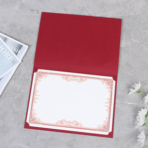 Manufacture Custom Waterproof <strong>A4</strong> Diploma <strong>Certificate</strong> <strong>Frame</strong> Holder Folder Printing - Product Image 4