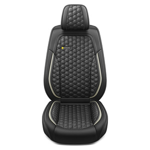 Housses de siège auto en cuir respirantes et antidérapantes toutes saisons, ensemble complet, vente en gros 2025 - Product Image 2