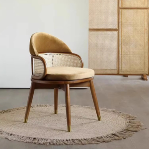 Nuovo Design di Lusso per Arredamento Sala da Pranzo, Tavolo in Legno e Vimini, Sedia per <span class=keywords><strong>Cucina</strong></span> e Ristorante - Product Image 4