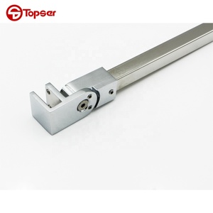 Forme carrée en acier inoxydable barres <span class=keywords><strong>de</strong></span> support <span class=keywords><strong>de</strong></span> porte <span class=keywords><strong>de</strong></span> <span class=keywords><strong>douche</strong></span> en verre - Product Image 5