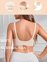 Soutiens-gorge d'allaitement personnalisés, soutien-gorge de maternité sans couture, soutien-gorge de grossesse sans armatures, bralette de sommeil confortable avec soutien