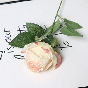 Flores Artificiales de Rosa con Borde Asado de Alta Gama al por Mayor para Regalos de Boda, Día de San Valentín y Decoración del Hogar - Product Image 4