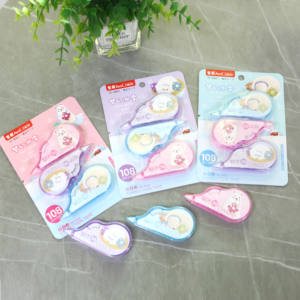 Nastro Correttore ARTCOLOR Premium Grande Capacità 3x2M, Design Creativo Personalizzabile, Viola e Rosa, per Correzioni Scolastiche - Product Image 2