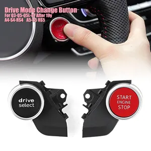 R8 Style Engine Start Stop Switch Drive Select Steering Wheel Retrofit Button For Q3 Q5 Q5L Q7 After 19y A4 A5