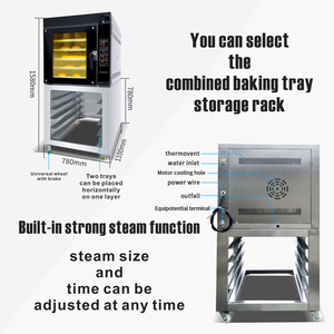 Horno <span class=keywords><strong>de</strong></span> Convección Comercial a <span class=keywords><strong>Gas</strong></span> y Eléctrico <span class=keywords><strong>de</strong></span> 5 Bandejas, Pequeño y Económico a Precio <span class=keywords><strong>de</strong></span> Mayoreo <span class=keywords><strong>para</strong></span> Equipo <span class=keywords><strong>de</strong></span> Panadería y Repostería - Product Image 4