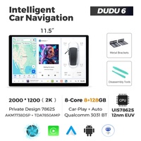 MEKEDE DUDU7 Autoradio 2K Écran Lecteur Android avec Ventilateur de Refroidissement BT GPS DSP Wifi FM pour Véhicules Universels BENZ BMW Ford Toyota