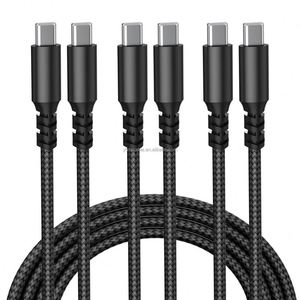 90 Degree Nylon Braided Data <b>Cable</b> 1M 2M <b>3M</b> 3A <b>USB</b> <b>C</b> Fast Charging <b>Cable</b> for iPhone 15 16 17 Samsung Huawei - Product Image 5