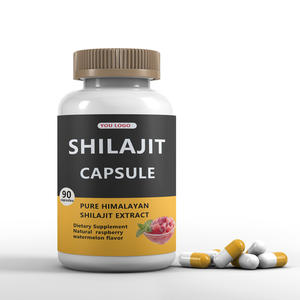 Alta qualidade pura orgânica Shilajeet Cápsulas Factory Supply OEM Shilajit Cápsula - Product Image 1