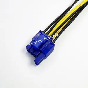 Vendita calda PCI e PCI e Express 8 Pin 5557- 6 + 2Pin a PCI-e 6Pin adattatore Gpu maschio cavo di alimentazione 25cm