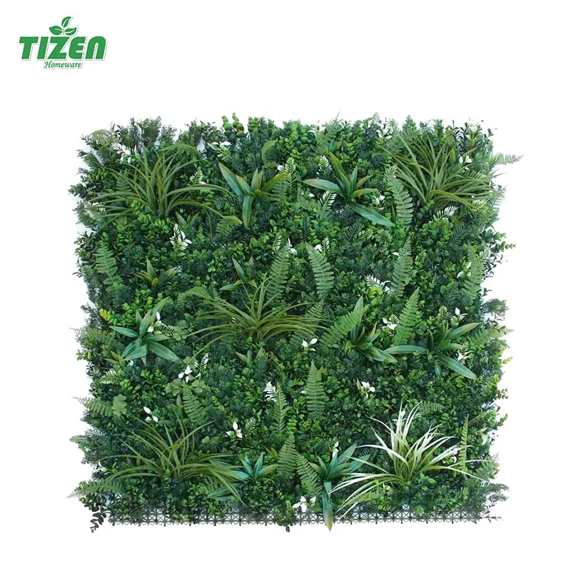 Tizen Hot Selling Grass Panel Hintergrund Spacer Green Wall System Vertikaler Garten