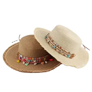 Kadın erkek yaz Fedoras Boater koruma şapkaları için landaccessory aksesuar saman plaj güneş şapkaları