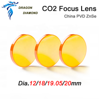 Lentille laser, lentille de focalisation, miroir de réflexion, diamètre 12/18/19/20/25 mm, pour machine de découpe laser CO2 300W, pièces d'équipement, fourniture d'usine