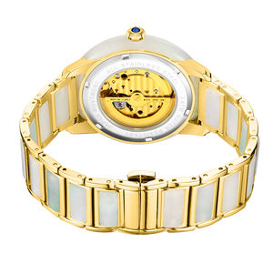 New Arrival High Quality Natural White Jade <b>Watch</b> Luxury Brand <b>Skeleton</b> <b>Automatic</b> Mechanical <b>Watch</b> - Product Image 4