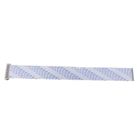 LVDS Computer-Displaykabel mit 1,0mm Abstand 30-polig Reversibel FIX-Typ LCD-Bildschirm Flexibles Kabel FFC