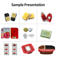 Machine d'emballage sous blister de petite taille entièrement automatique DPP-80 pour le miel, le beurre, le ketchup, le beurre de cacahuète, les sauces au chocolat
