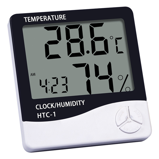 Wholesale Portable Digital 2 in 1 Thermometer Hygrometer and Desk Clock