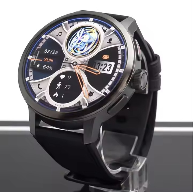 1.75inch Super Large AMOLED Round Smartwatch 4g 466*466 High Resolution Waterproof Watch for Men Smart Watch Android GPS