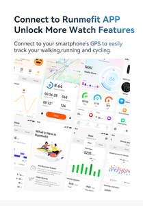 Montre connectée GTL1, étanche IP68, écran TFT 0,96 pouces, moniteur de fréquence cardiaque, moniteur de tension artérielle, tracker d'activité physique, autonomie de la batterie de 5 à 10 jours - Product Image 6