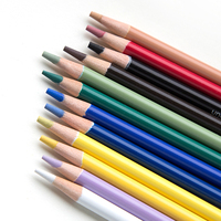 Crayon de couleur sous-glaçure haute température LEADUR avec mine de 4,0 mm, 12 couleurs, 175 mm pour la peinture céramique et le dessin artistique DIY