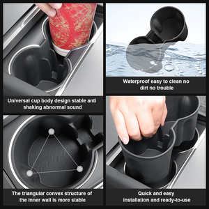 Pièces détachées automobiles Porte-gobelet Ajustement parfait <span class=keywords><strong>Commande</strong></span> centrale et siège arrière Tasse à eau Tout compris pour tesla Nouveau modèle Y Juniper 2025 - Product Image 6