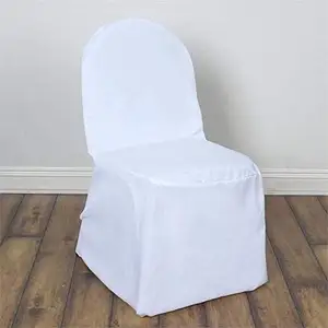 Waterproof Shiny Colorful Luxury Spandex Chair Cover For Wedding Banquet Party Decoration