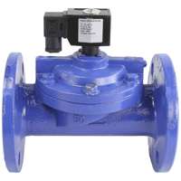 Vanne Solénoïde DNOVA en Fonte EPDM DN40-100 10 bars 24V NC à Bride