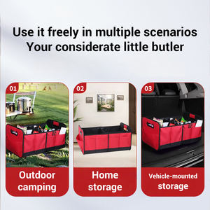 High Quality <b>Car</b> Holder 600D Oxford Cloth <b>Car</b> Organizer Foldable Large Capacity Trunk Storage <b>Box</b> with Easy Finish - Product Image 4