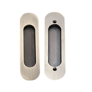 <span class=keywords><strong>OL</strong></span>- 4080 Meubles Cuisine Placard En Alliage De Zinc Porte Coulissante Tirer Poignée Encastré Grange Intégré Ovale Doigt Tirer - Product Image 4