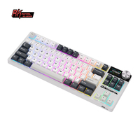RK ROYAL KLUDGE RK S85 clavier mécanique sans fil/2.4G/USB-C joint remplaçable à chaud clavier Gamer avec TFT