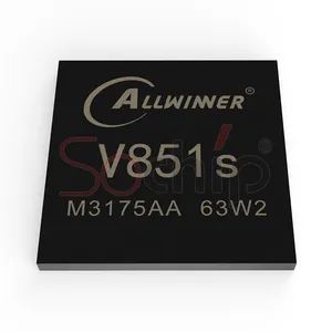 2024 Allwinner V851S ic çip entegre devreler akıllı profesyonel IP kamera SOC hangi SIP 64MB SIP, t QFN88