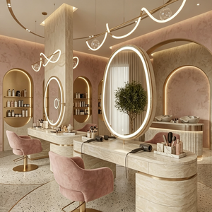 Service de beauté personnalisé à texture douce avec éclairage LED pour la coiffure <span class=keywords><strong>Nail</strong></span> <span class=keywords><strong>Art</strong></span> Spa Boutique Stores - Product Image 1