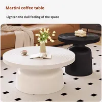 Ensemble de tables basses modernes de luxe léger avec plateau en bois créatif pour salon, idéal pour petits appartements et appartements de présentation