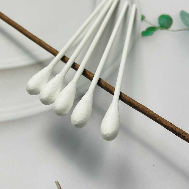 Cotton Swab Total Trading Staff PP Hollow Solid Handle Disposable 10mm