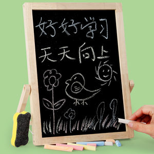 Papan gambar dua sisi kayu kustom Anak pendidikan dapat dihapus menulis papan mainan untuk anak-anak - Product Image 6