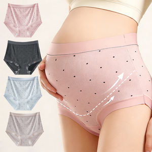 Ropa Interior Femenina de Corte Alto, Delgada, para Uso Diario, Levanta Glúteos, Anti-caída, Soporte Abdominal, Suave, Transpirable, de Talle Alto, para Maternidad - Product Image 1