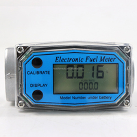 Débitmètre diesel numérique 1 2 3 4 pouces, débitmètre d'eau en ligne, mini débitmètre à turbine pour huile, carburant, diesel, essence