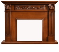 Cheminée en bois blanche de style français antique de cheminée en bois décorative classique de conception moderne