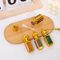 Mini Botellas de Perfume de Cristal de Lujo, Capacidad de 3ml/6ml/12ml, con Logotipo, Vacías, Elegantes, para Fragancias y Aceites Esenciales, con Tapa de Rosca para Frascos