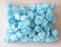 Drea Mariage DIY Fait main Roses en mousse réalistes 7cm 100 pièces Fleurs artificielles pour la fête des mères et Noël