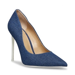 <span class=keywords><strong>Scarpe</strong></span> da <span class=keywords><strong>donna</strong></span> di Marca Nuovi Arrivi 2021 Blu <span class=keywords><strong>Denim</strong></span> Punta a punta Tacchi A Spillo Tacchi a Spillo Delle Donne Pompe dei Talloni delle Donne del Vestito <span class=keywords><strong>scarpe</strong></span> - Product Image 2